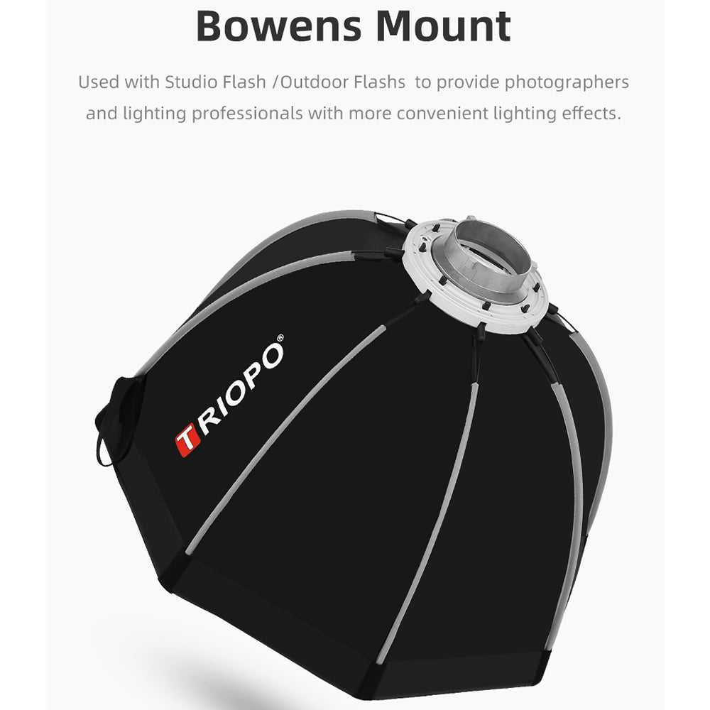 TRIOPO K90 90cm Photography Portable Octagon Umbrella Softbox Reflector Diffusion with Bowens Mount TRIOPO K90 90cm Photography Portable Octagon Umbrella Softbox Reflector Diffusion with Bowens Mount